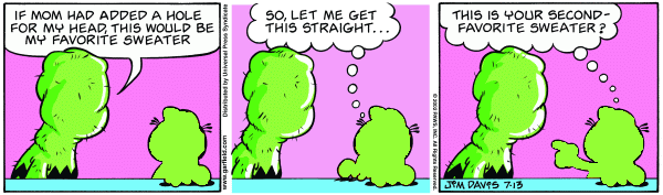 Garfield Minus Character Visuals