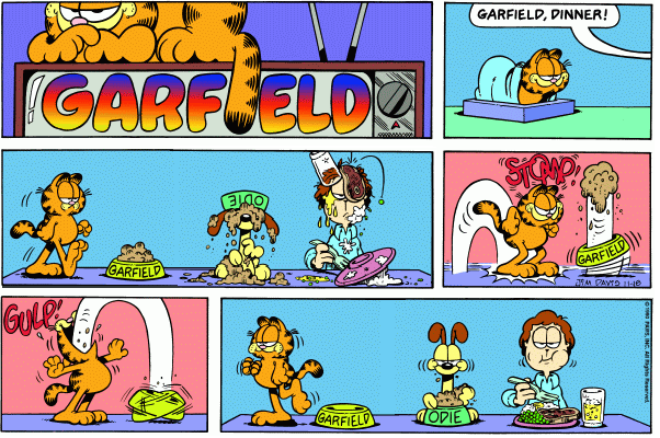 Garfield Saves Dinner