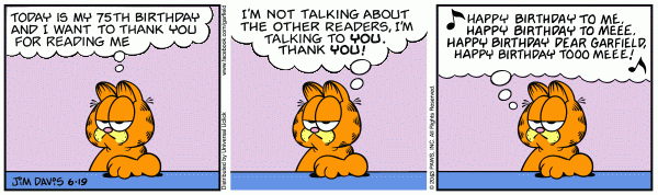 Garfield's 75th Birthday