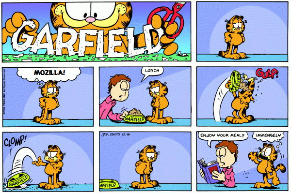Garfield Minus Christmas Tree Plus Bored