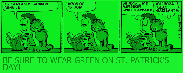 Garfield Irish Garfield (St. Patrickâ€™s Day Special)