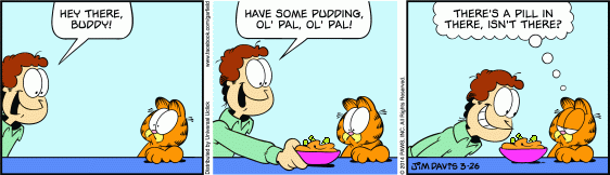 Subtly Less Subtle Garfield