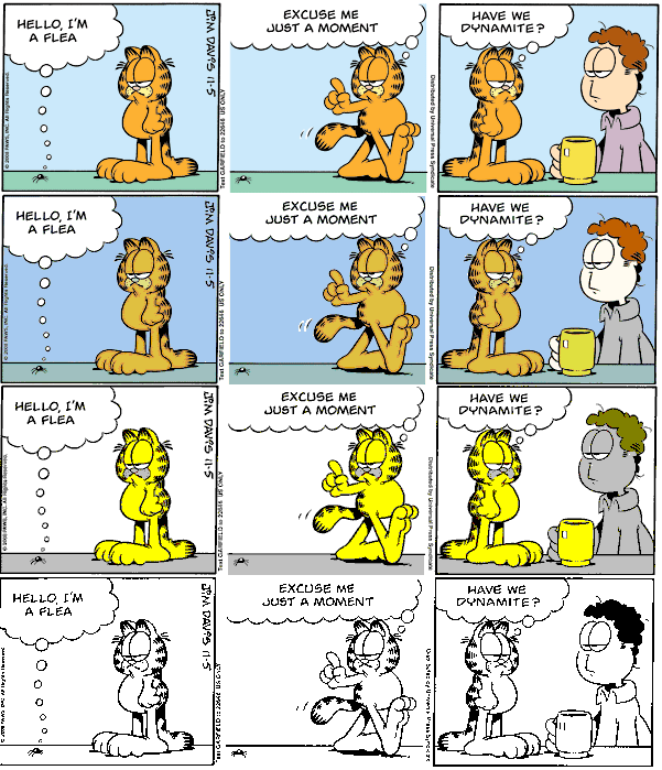 The Bitmapisation of Garfield