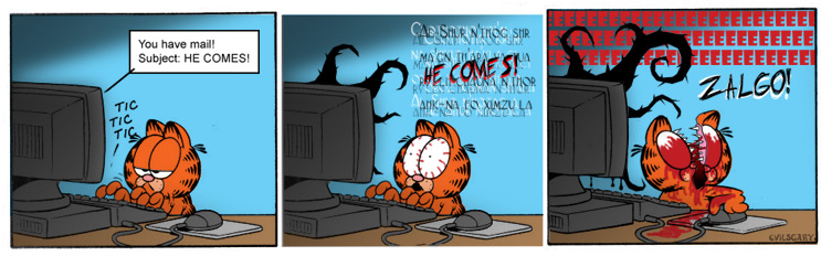 Zalgo Garfield 3