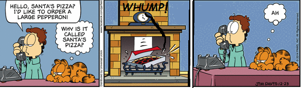 Three Panel Garfield