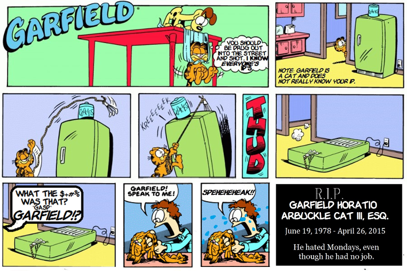 Mezzacotta square root of minus garfield