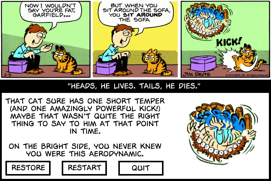 Garfield Quest 1: The Lasagna Encounter