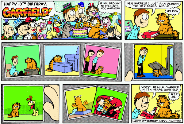 Garfield Minus The Ability To See Frozen Thoughts