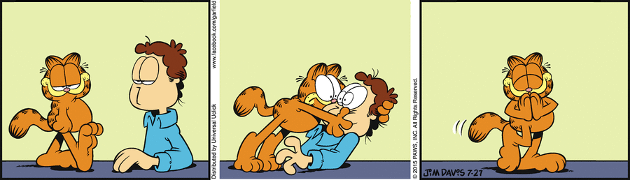 Garfield Minus Thought Bubble