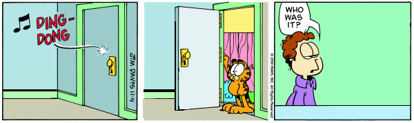 Garfield minus Garfield equals one Garfield