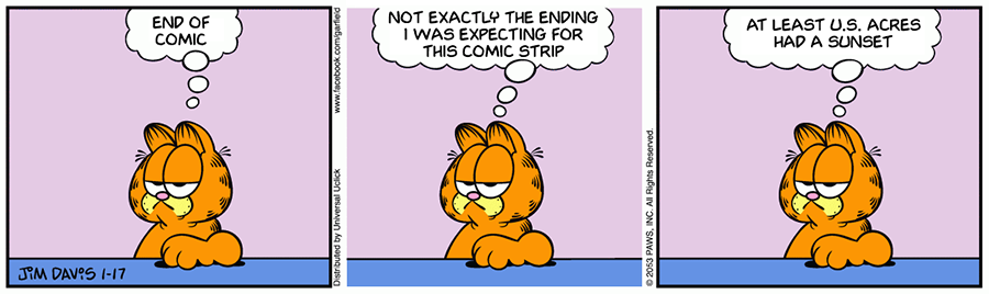The End of Garfield, in 2053