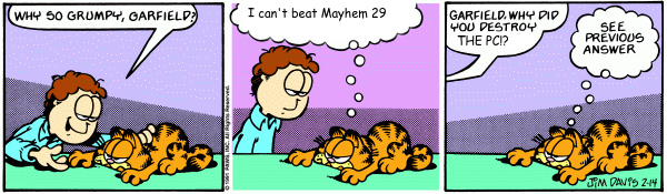 Garfield vs Lemmings