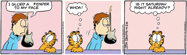 I'd have pegged him as more of a Gibson Flying V man