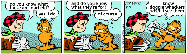 Garfield in Lowercase