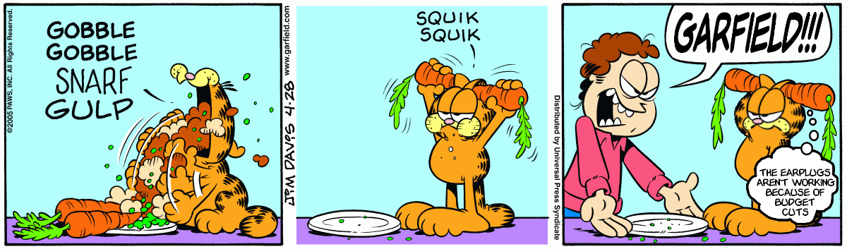 Garfield Plus Budget Cuts