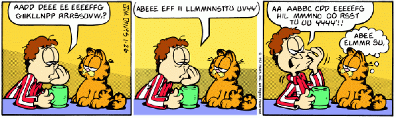 Alphabetfield (Garfabet?)