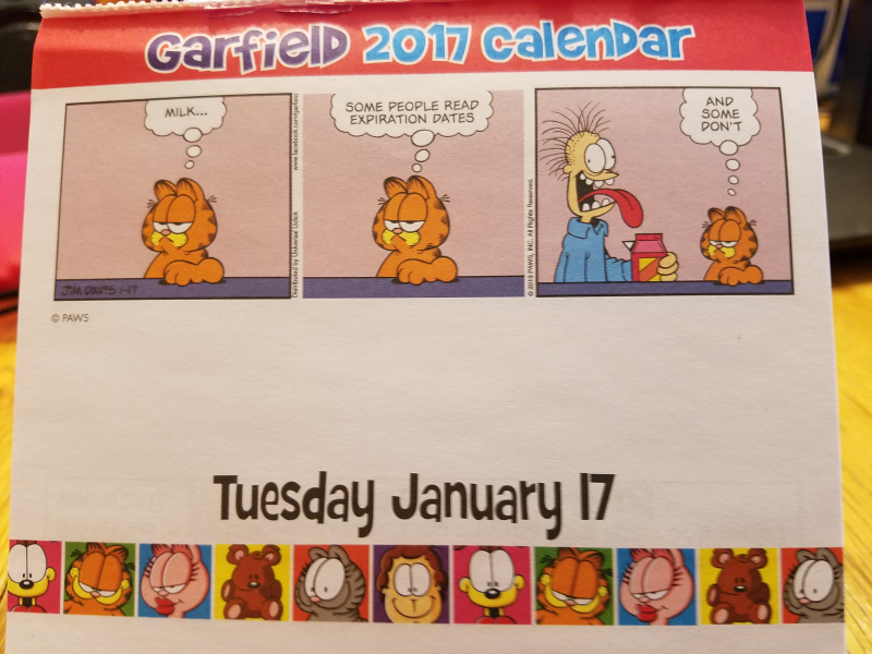 Garfield 2057 Calendar