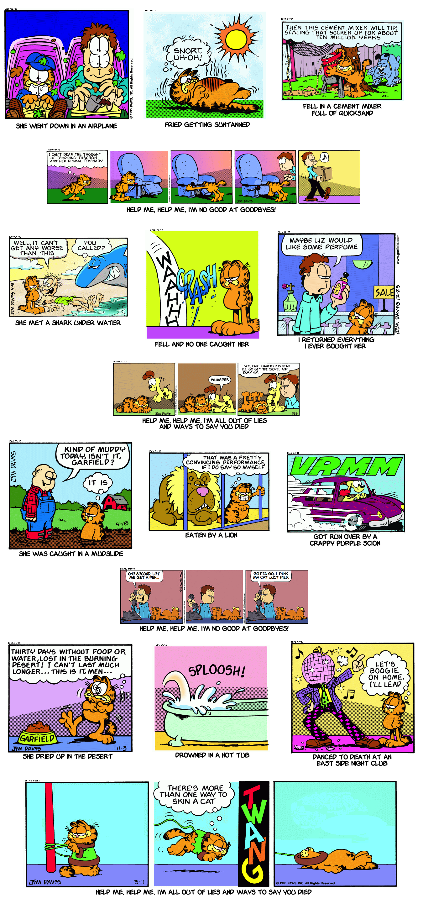 50 Ways to Say Goodbye