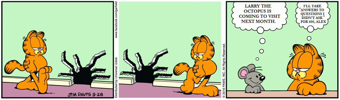 Making Garfield Slightly Weirder 2: The Octopus in Jeopardy