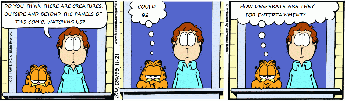 Making Garfield Slightly Weirder 4: Fourth Wall Break