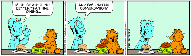 Flat-shaded Garfield