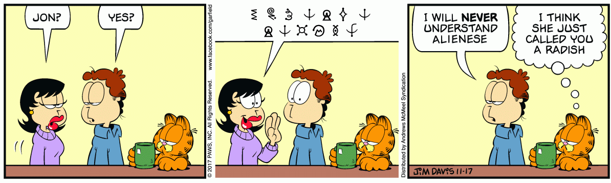 Linguistics with Liz: Alienese