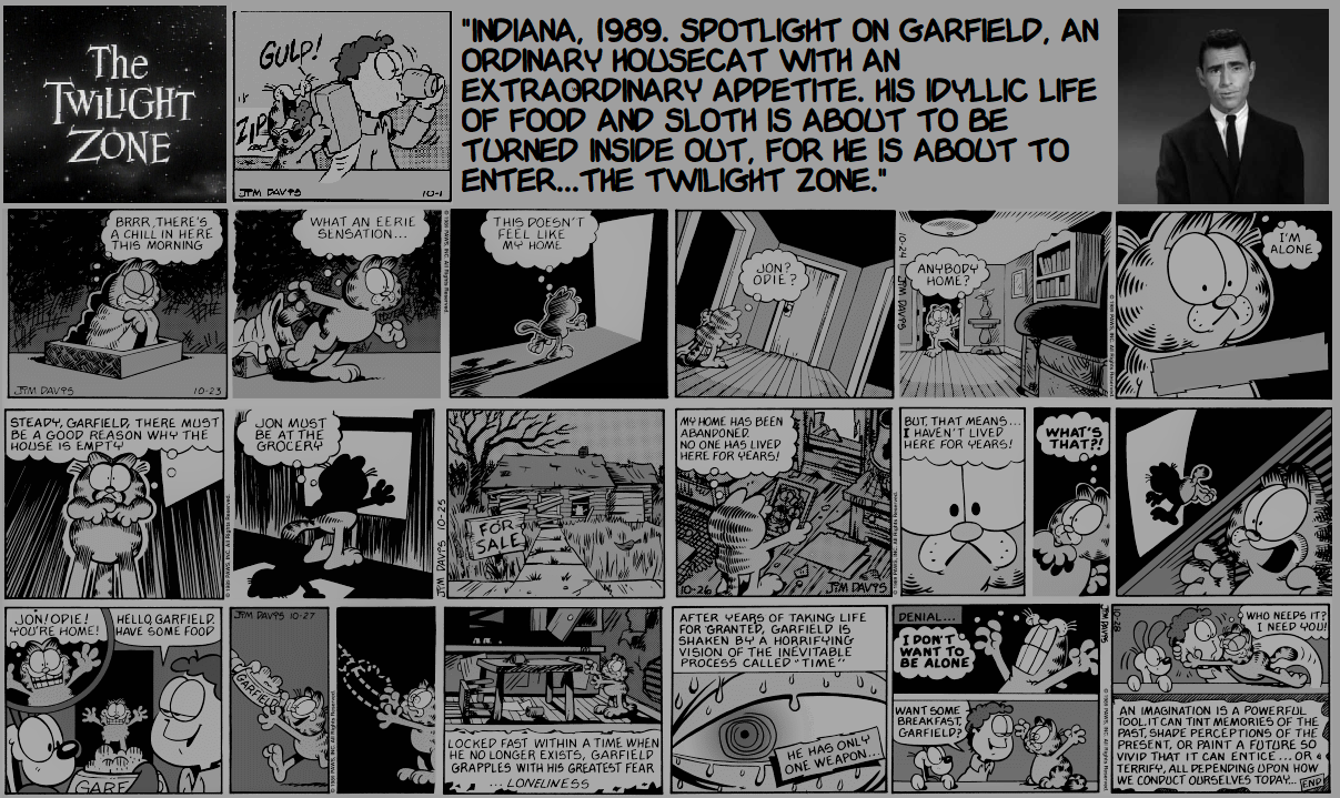 The Twilight Zone, starring Garfield