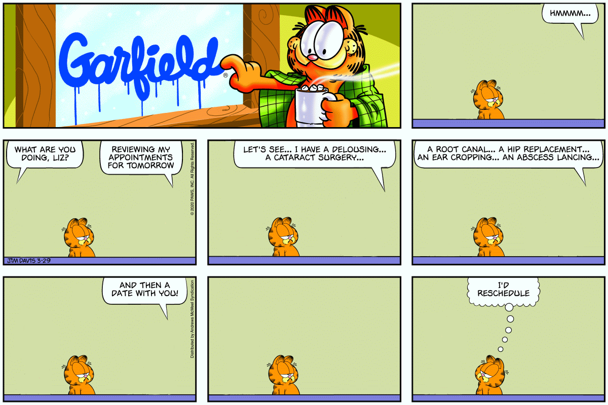 Garfield Plus Social Distancing