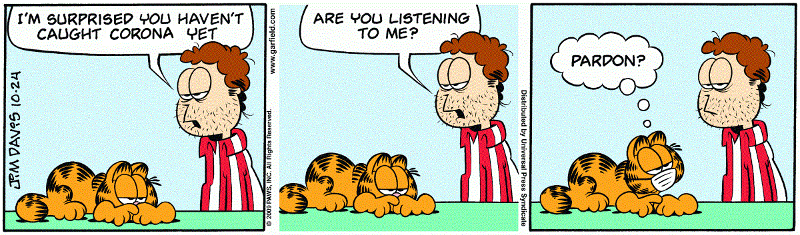 Garfield plus current events