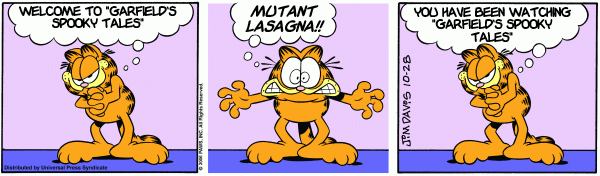 Square Root of Minus Garfield: Attack of the Mutant Lasagna