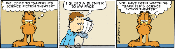 Garfield’s Science Fiction Theater Part 2: The Blender