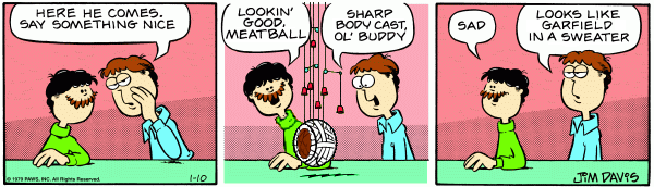 Meatball in traction