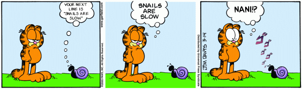 Garfield and Joseph Joesnail