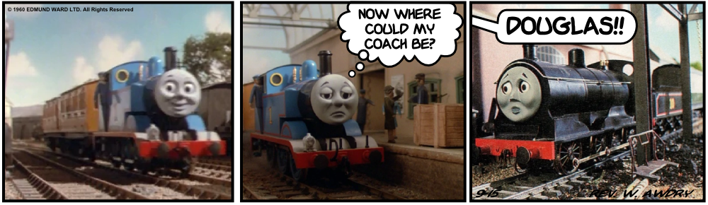 Garfield minus (Garfield plus Pipe) plus Thomas plus Douglas plus Coach