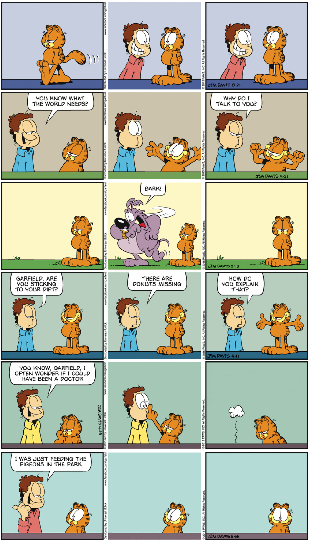 Garfield Minus Thoughts