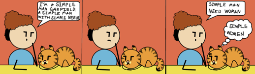 Garfield minus the square root of artistic talent