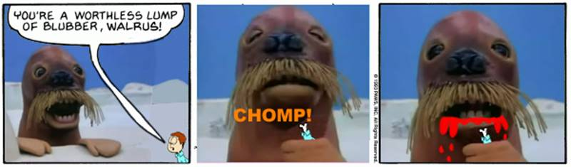 Jon meets the Pingu Walrus