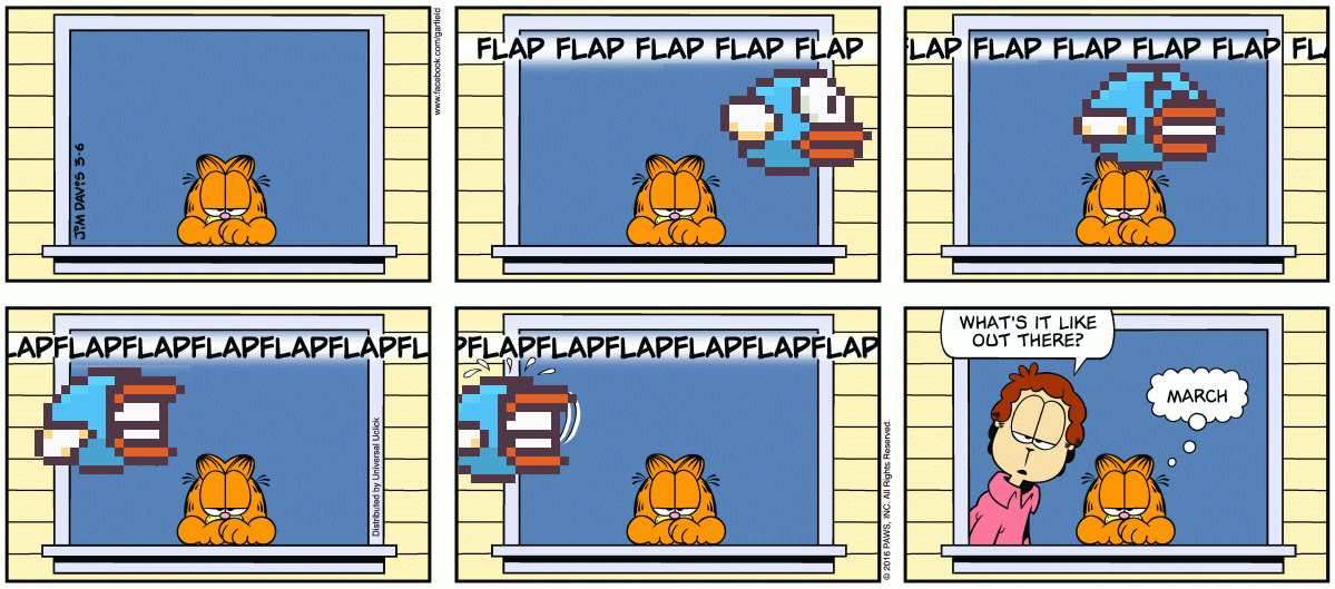One Flap Forward, Three Flaps Back