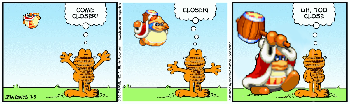 He Needs a Monstah to Clobbah Dat Dere Garfield