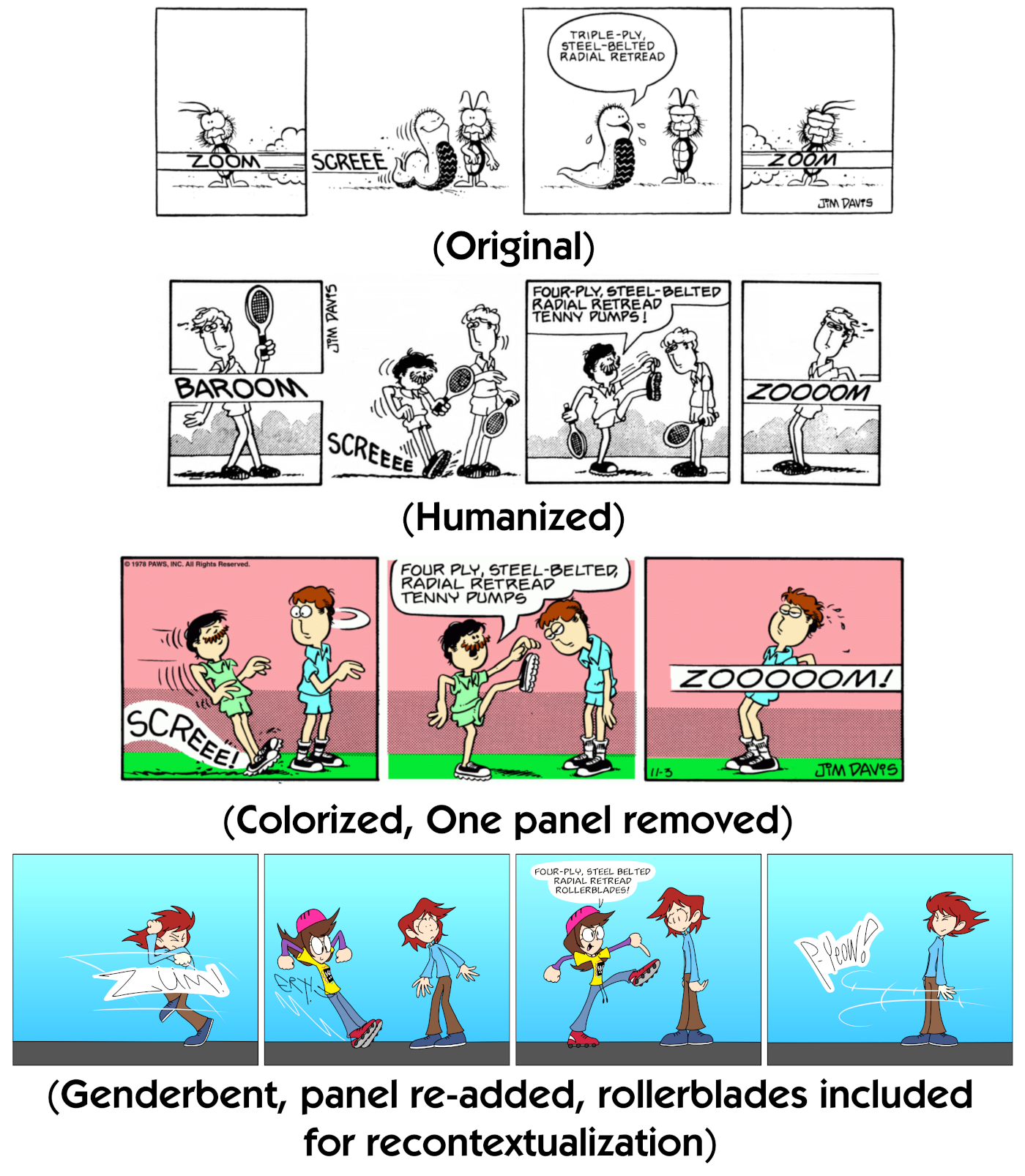 Alterations on a Gag