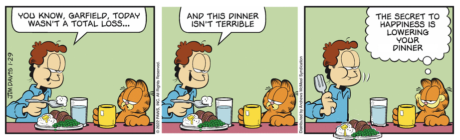 Garfield Plus The Secret To Happiness