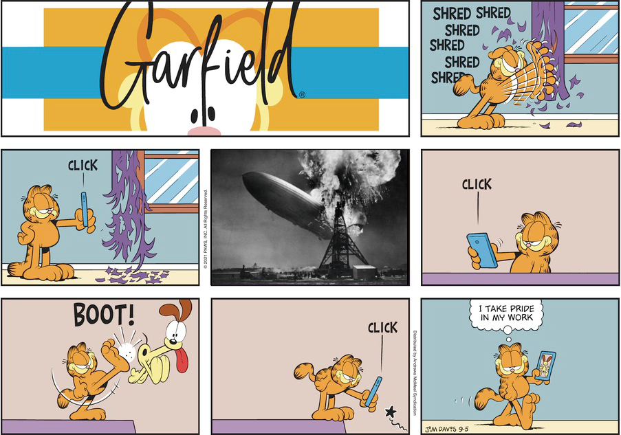 Garfield, You Scamp, You're Out Of Control Again