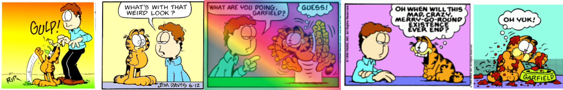 Garfield Takes Catnip
