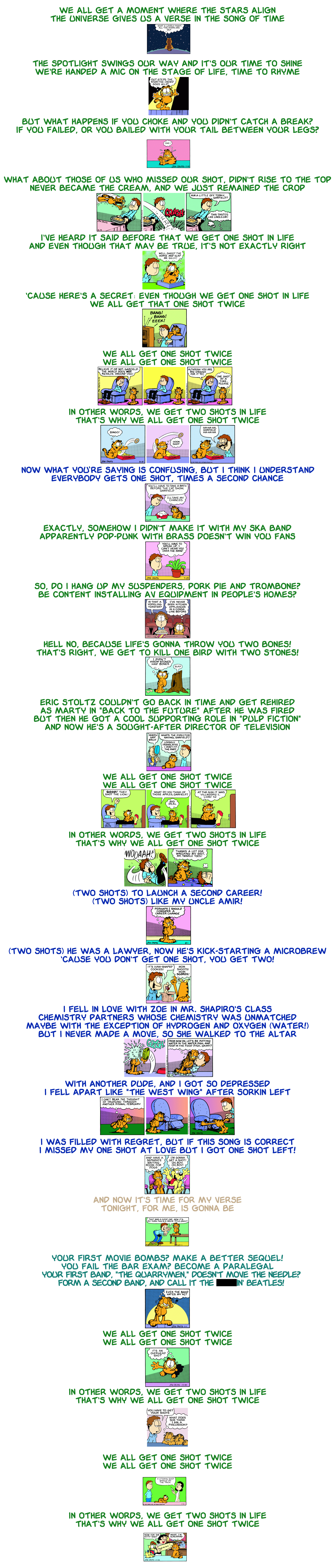 Two Shots of Minus Garfield