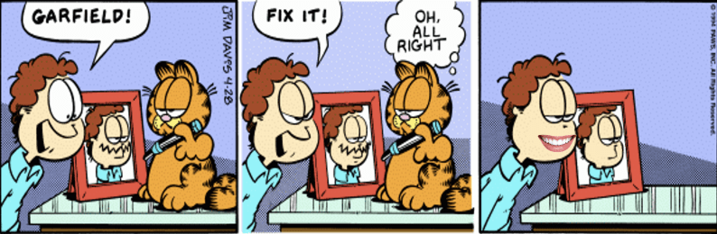 he fixed it