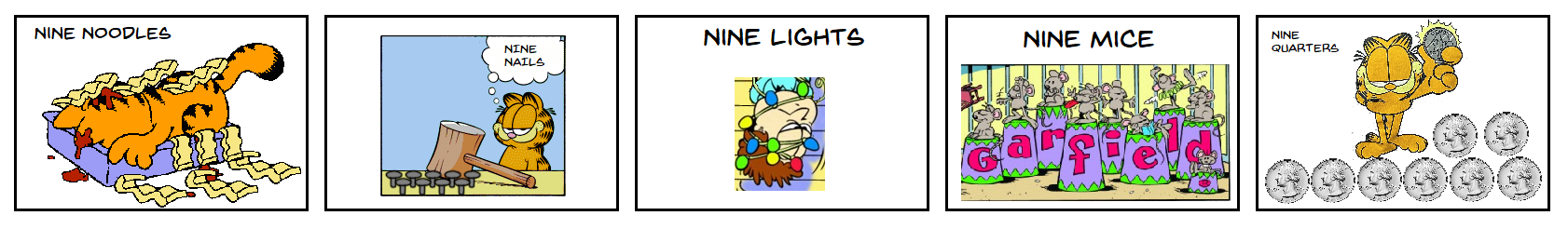 Garfield Numerosity 9