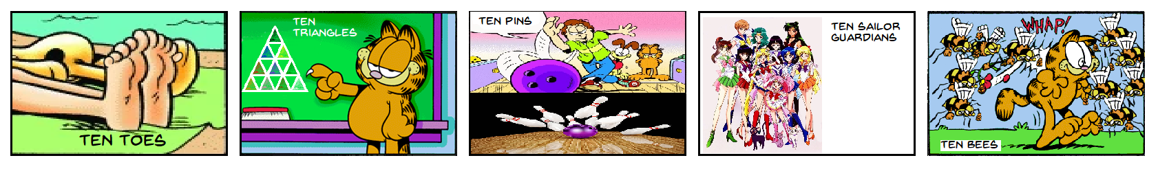 Garfield Numerosity 10