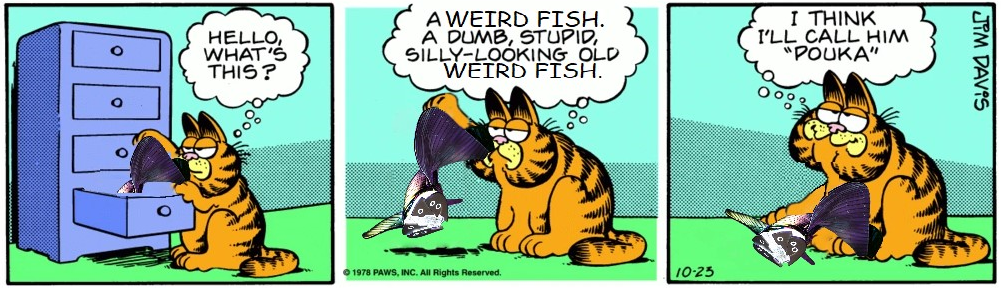 Garfield minus Pooky plus Pouka