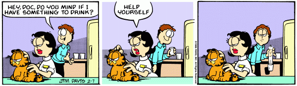 Jon drops his cup