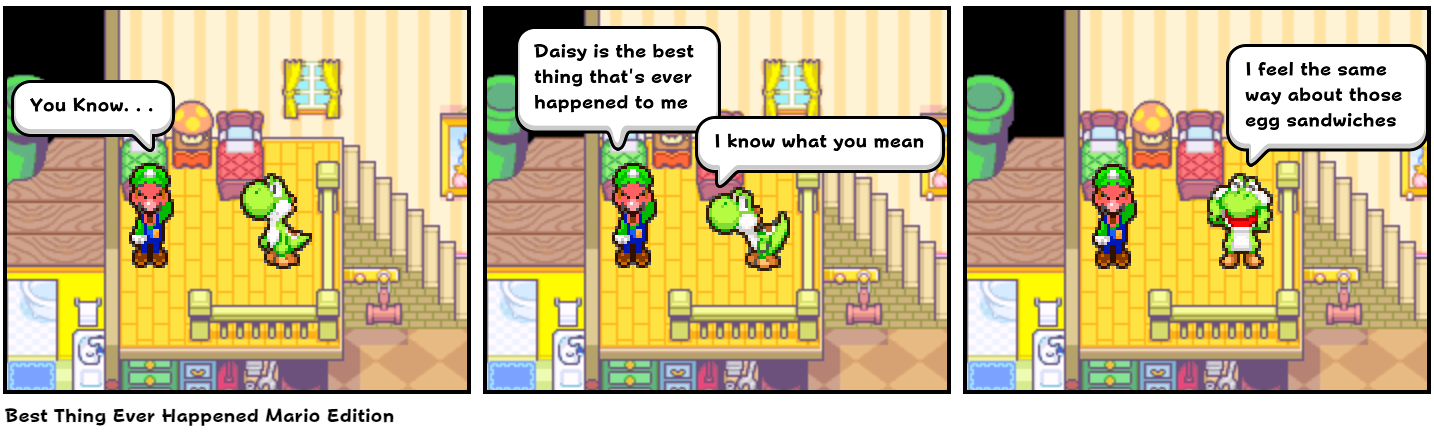 But Yoshi was amused